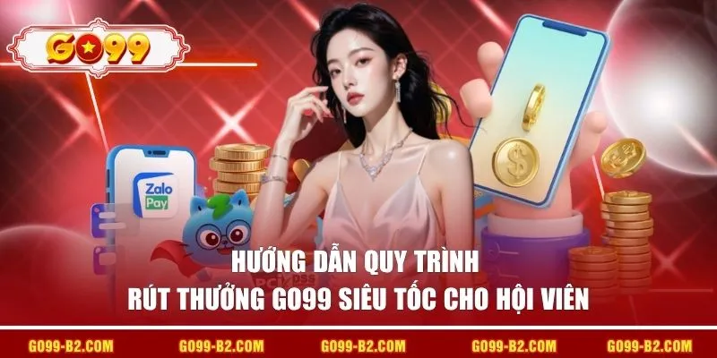 Hướng dẫn quy trình rút thưởng GO99 siêu tốc cho hội viên